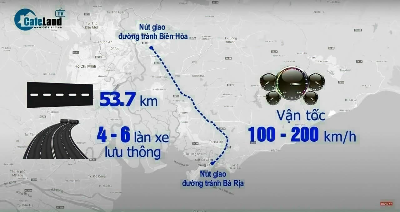 Tuyến cao tốc Biên Hòa - Vũng Tàu