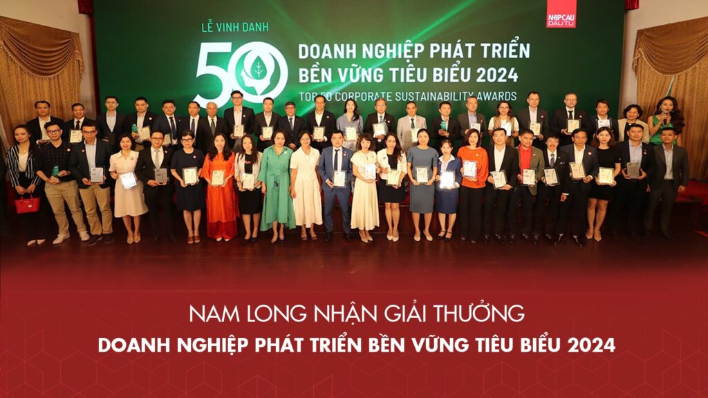 Nam Long nhận giải thưởng Doanh nghiệp phát triển bền vững tiêu biểu 2024