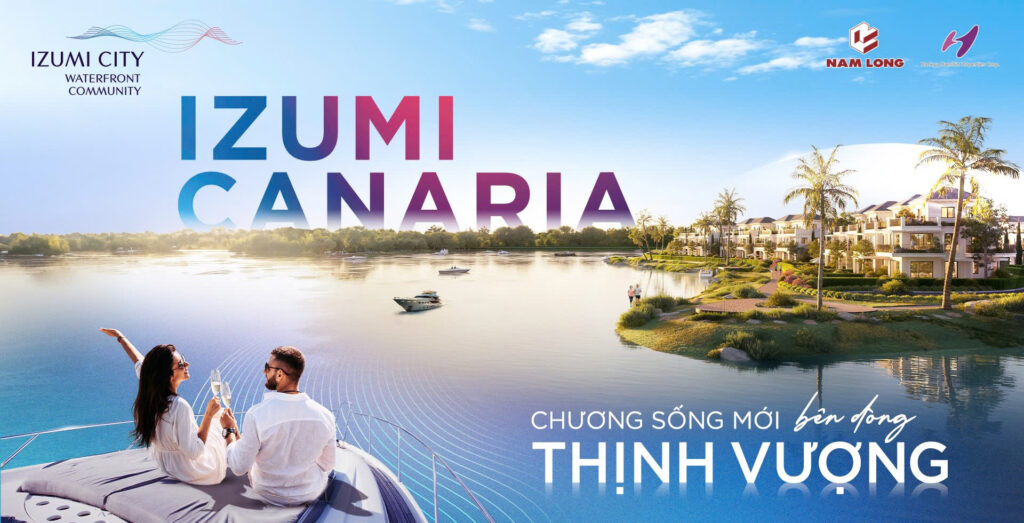 Hình ảnh tổng quan phân khu Canaria dự án Izumi.
