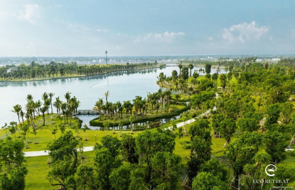 Tiến độ hình ảnh thực tế dự án Ecopark Long an - Eco Retrear tháng 9/2025