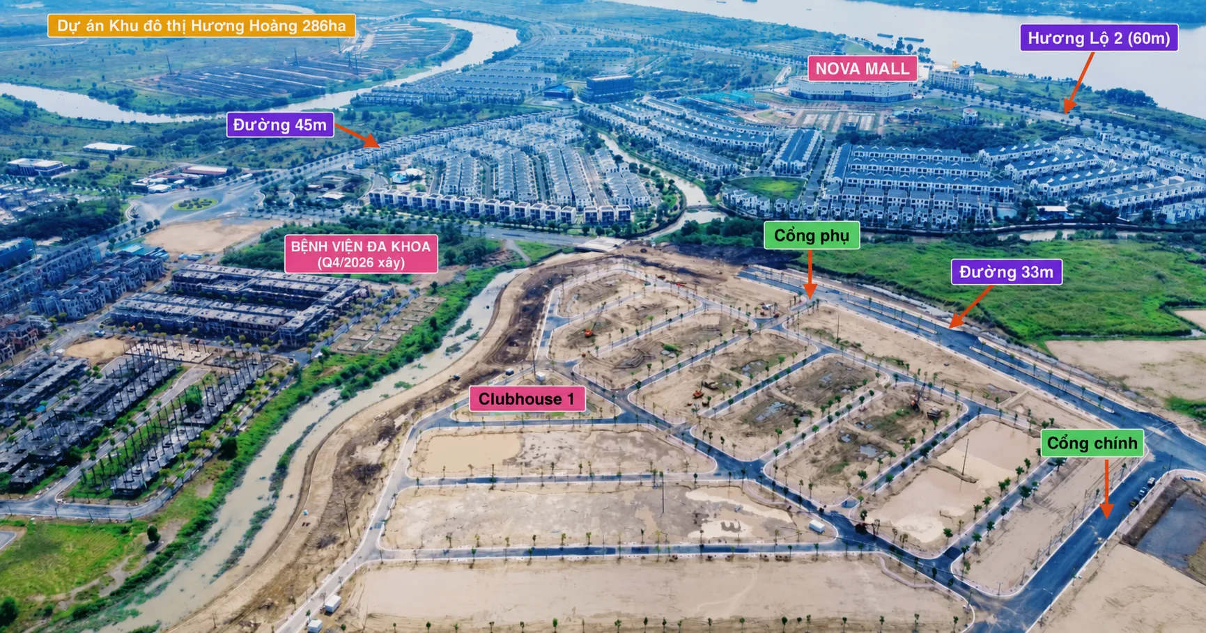 Tiến Độ Zone 1: Đã Thi Công Móng Và Một Số Căn Lên Sàn Tầng 1
